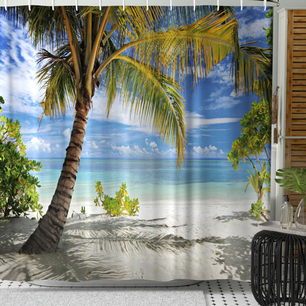 Palm Tree Shower Curtain main image 1